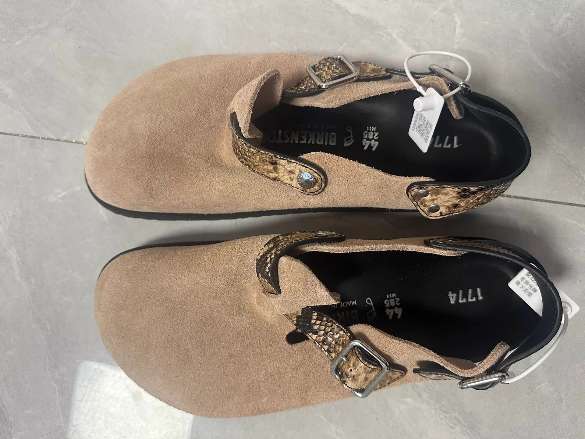 Birkenstock Birkenstock 1774 Tokio Snake LE 44(285) Italian Calf New Rare Size US 11 / EU 44 - 2 Thumbnail