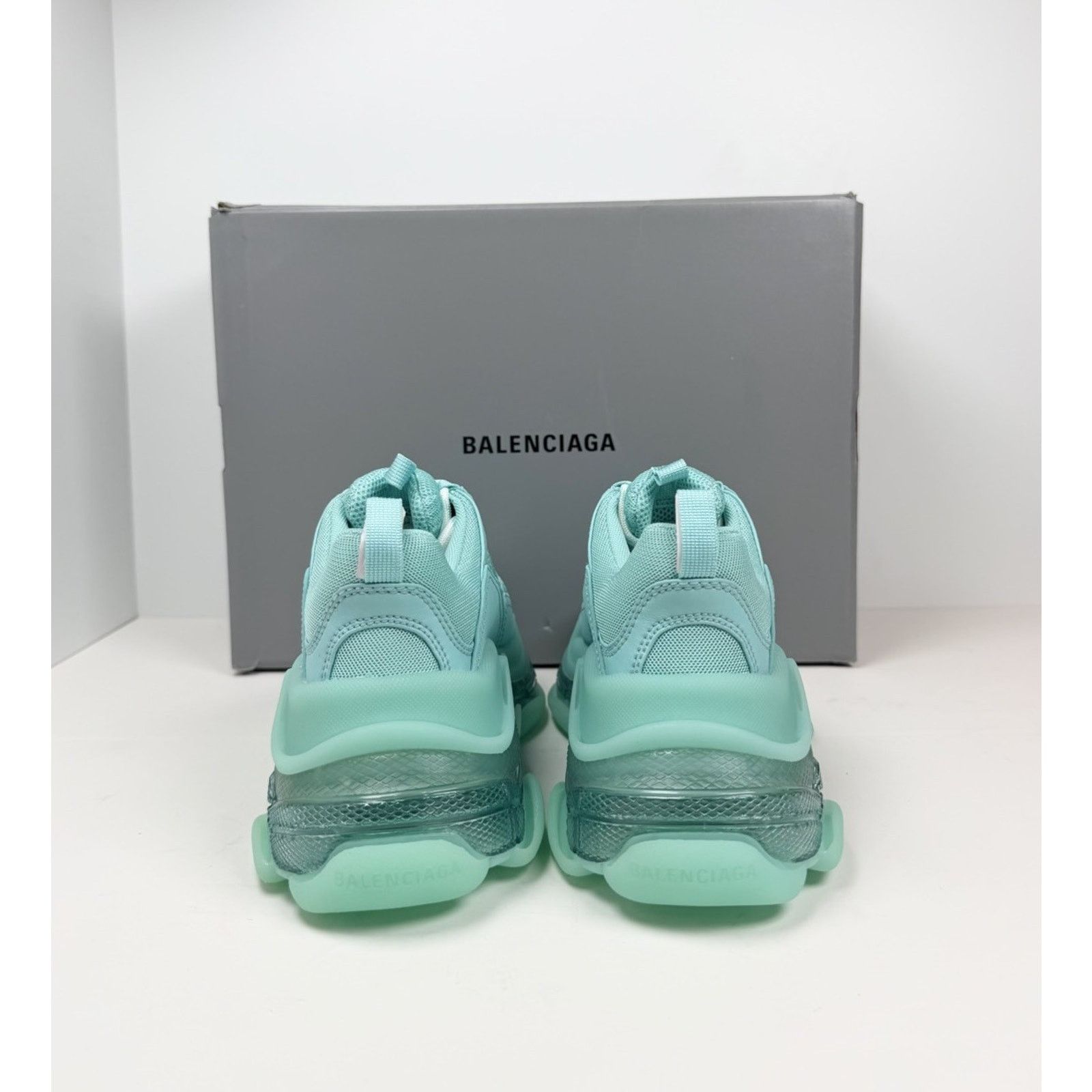 Balenciaga Size 35EU/5W - Balenciaga Triple S Turquoise NEW Size US 5 / IT 35 - 5 Thumbnail