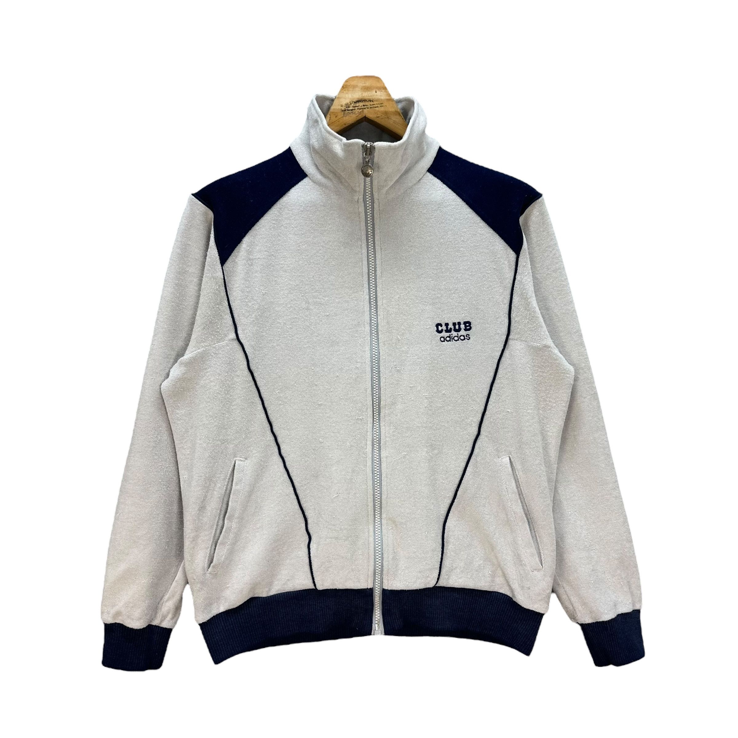 Adidas ADIDAS CLUB EMBROIDERY SMALL LOGO TRACK TOP JACKET #8901-036 Size US L / EU 52-54 / 3 - 1 Thumbnail