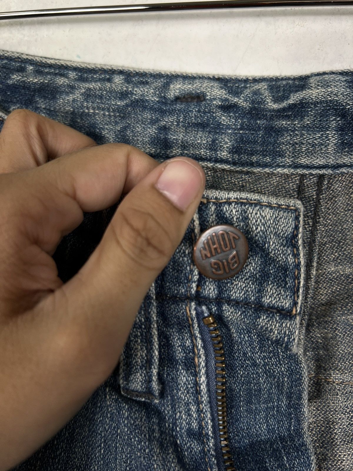 Big John 🔥 VINTAGE BIG JOHN WORKER DENIM PANTS Size US 32 / EU 48 - 11 Thumbnail