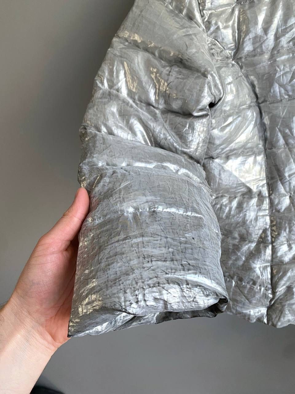 Moncler Vintage Moncler Grenoble Womens Metallic Puffer Jacket Sz 40 Size S / US 4 / IT 40 - 17 Thumbnail