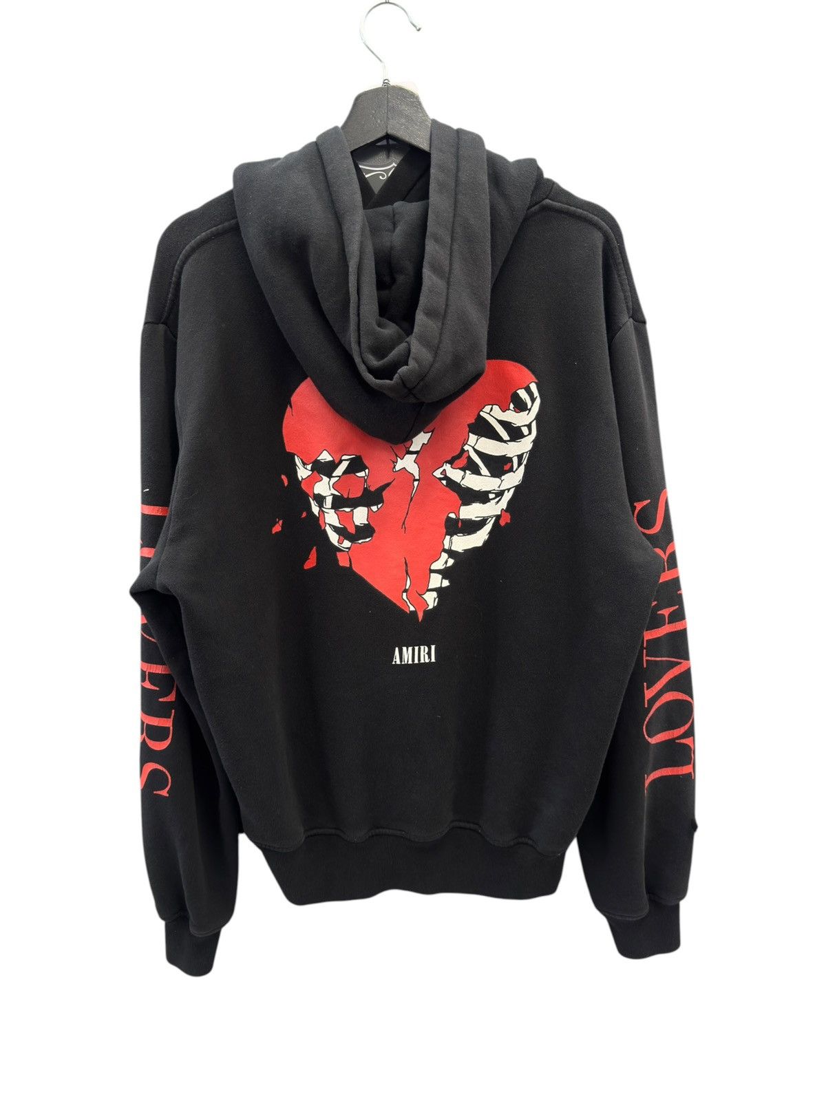 Amiri Black Lovers Hoodie