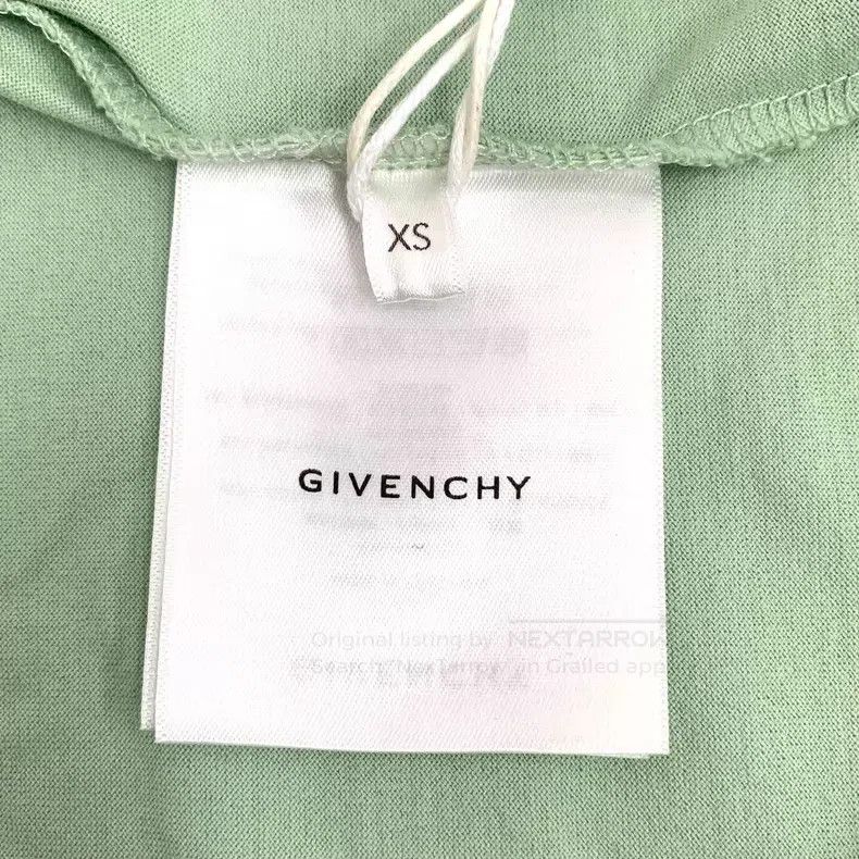 Givenchy Givenchy Green Logo Print Mesh Underlay Hooded Long Sleeve Size US XS / EU 42 / 0 - 7 Thumbnail