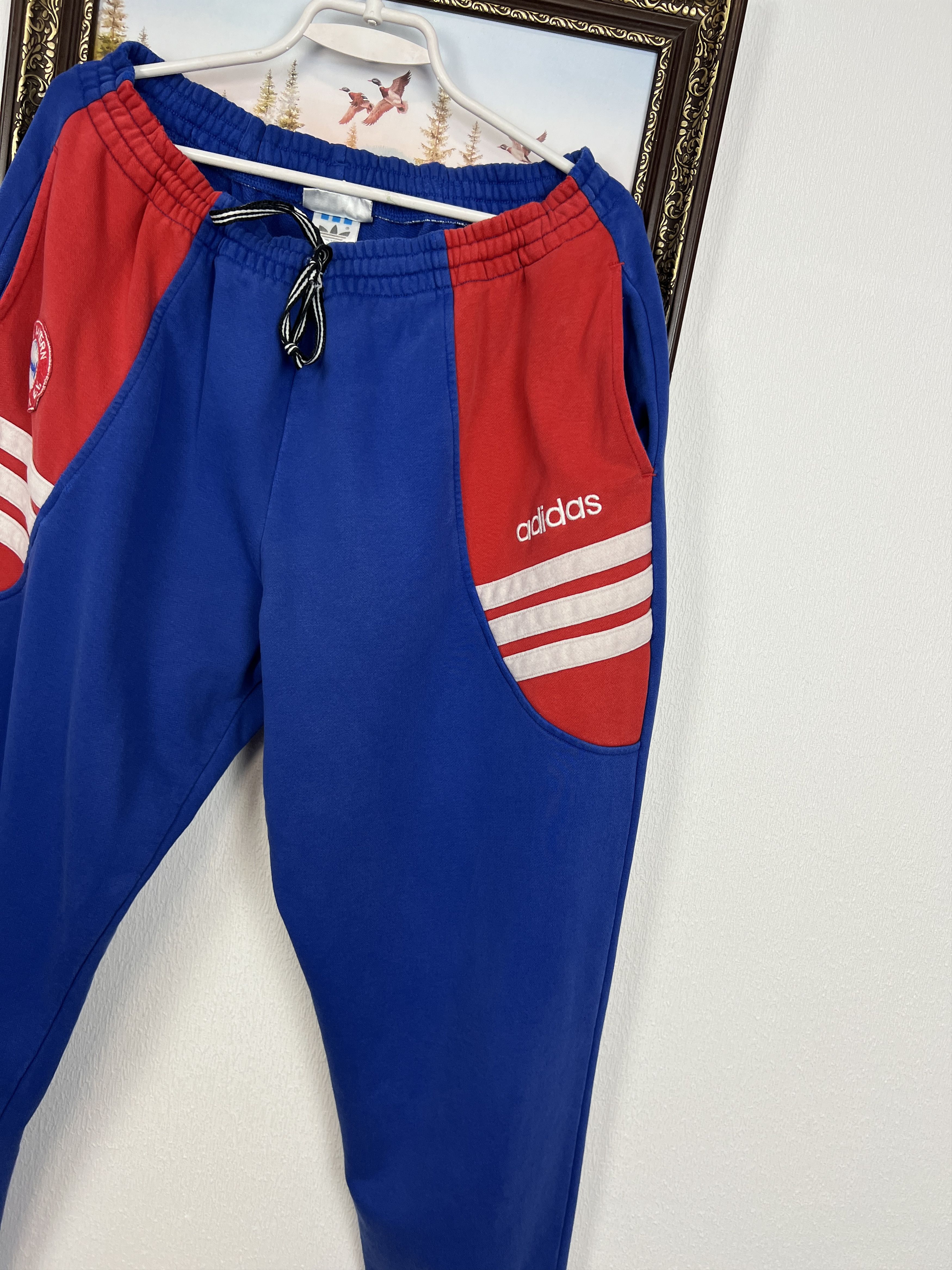 Adidas Vintage 90's Adidas Bayern Munich Football Pants L Size US 34 / EU 50 - 2 Thumbnail