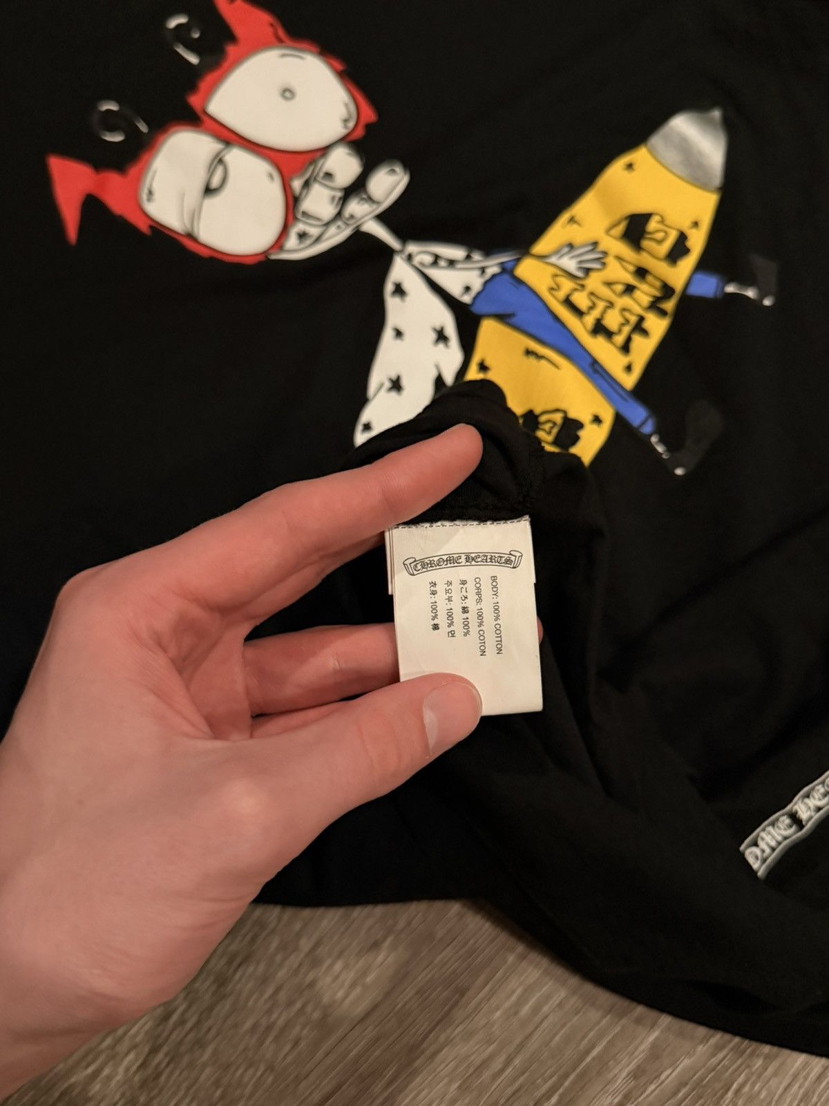 Chrome Hearts RARE Chrome Hearts Matty Boy Rocket Man Dead End Tee Medium Size US M / EU 48-50 / 2 - 9 Thumbnail