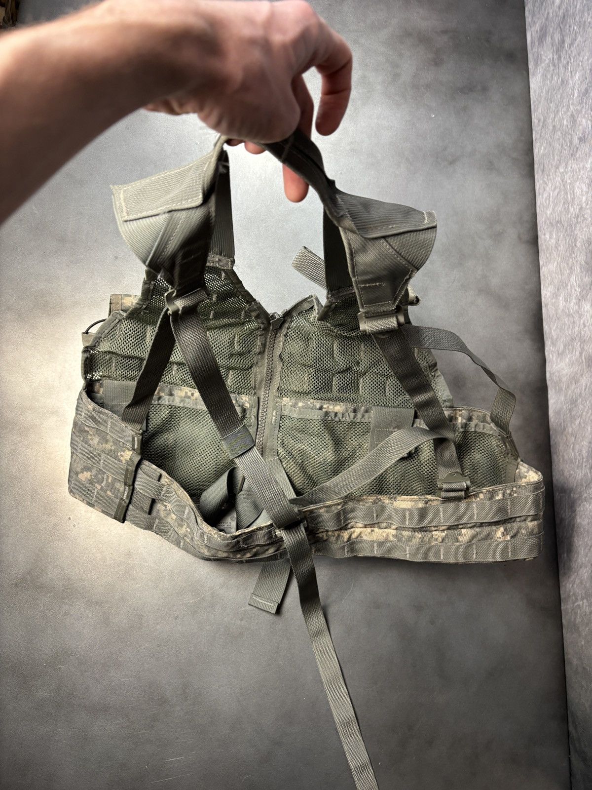 Vintage Vintage US Army Vest Digi Camo Ammo Vest Flak Tactical Cargo Size ONE SIZE - 12 Thumbnail
