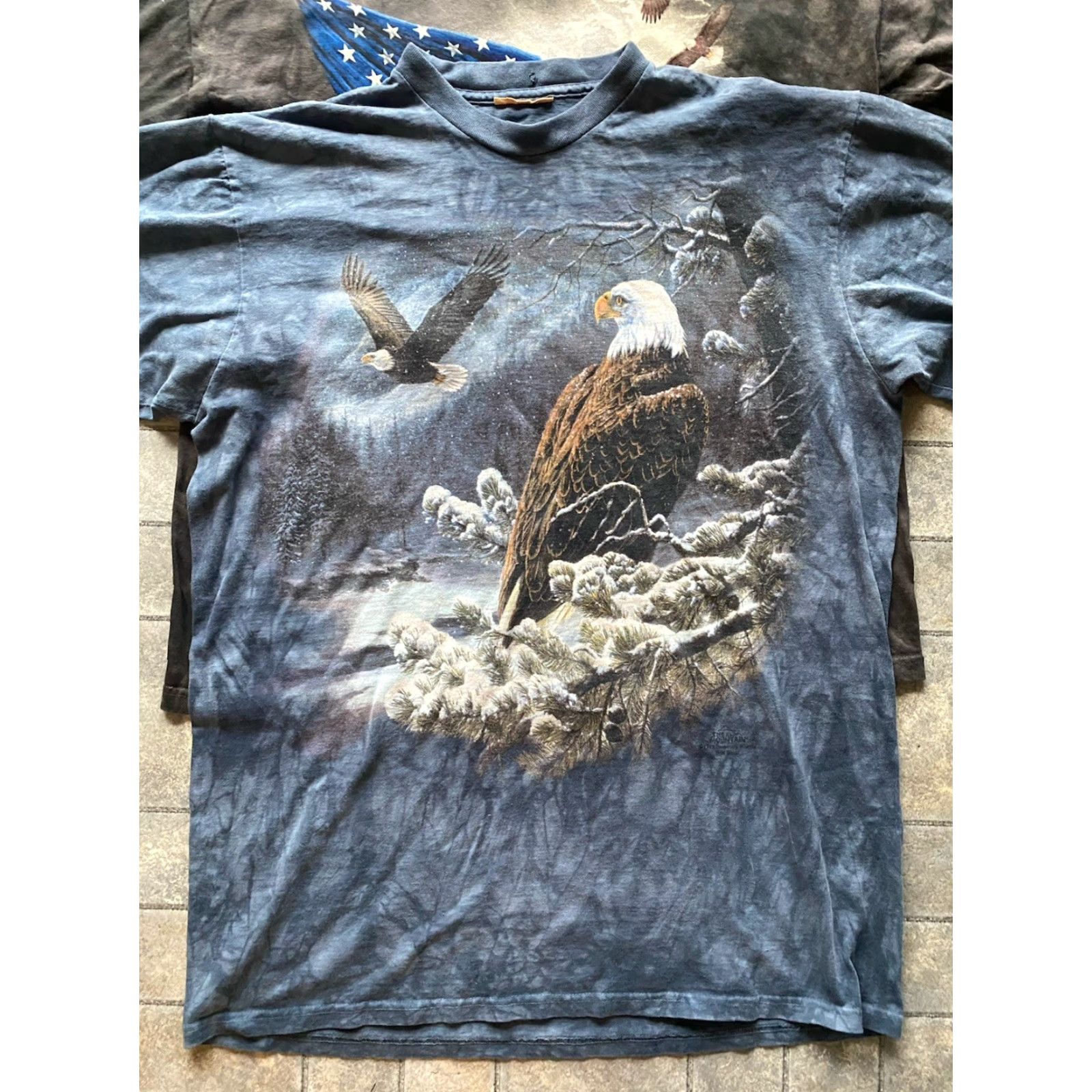 The Mountain The Mountain T Shirt XL Men’s Eagles Wolfs Multicolor Lot Of 4 Size US XL / EU 56 / 4 - 6 Thumbnail