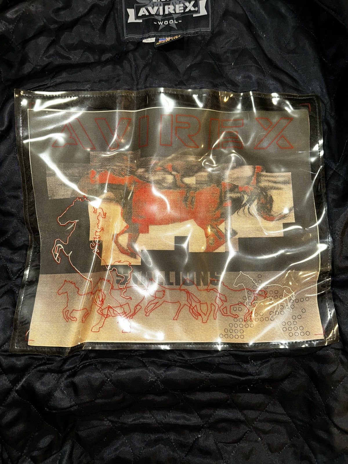 Avirex AVIREX STALLION LEATHER VARSITY JACKET PLAYBOI CARTI SZ 5XL Size US XXL / EU 58 / 5 - 4 Thumbnail