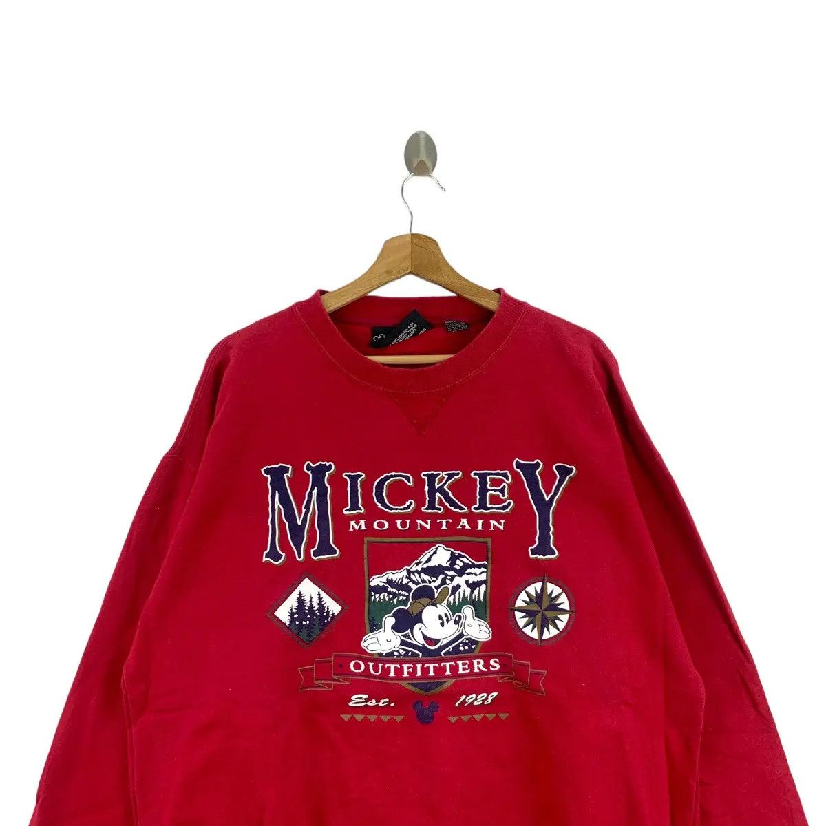 Disney Vintage DISNEY MICKEY MOUSE Mountain Theme Park Sweatshirt Size XXL / US 16-18 / IT 52-54 - 4 Thumbnail