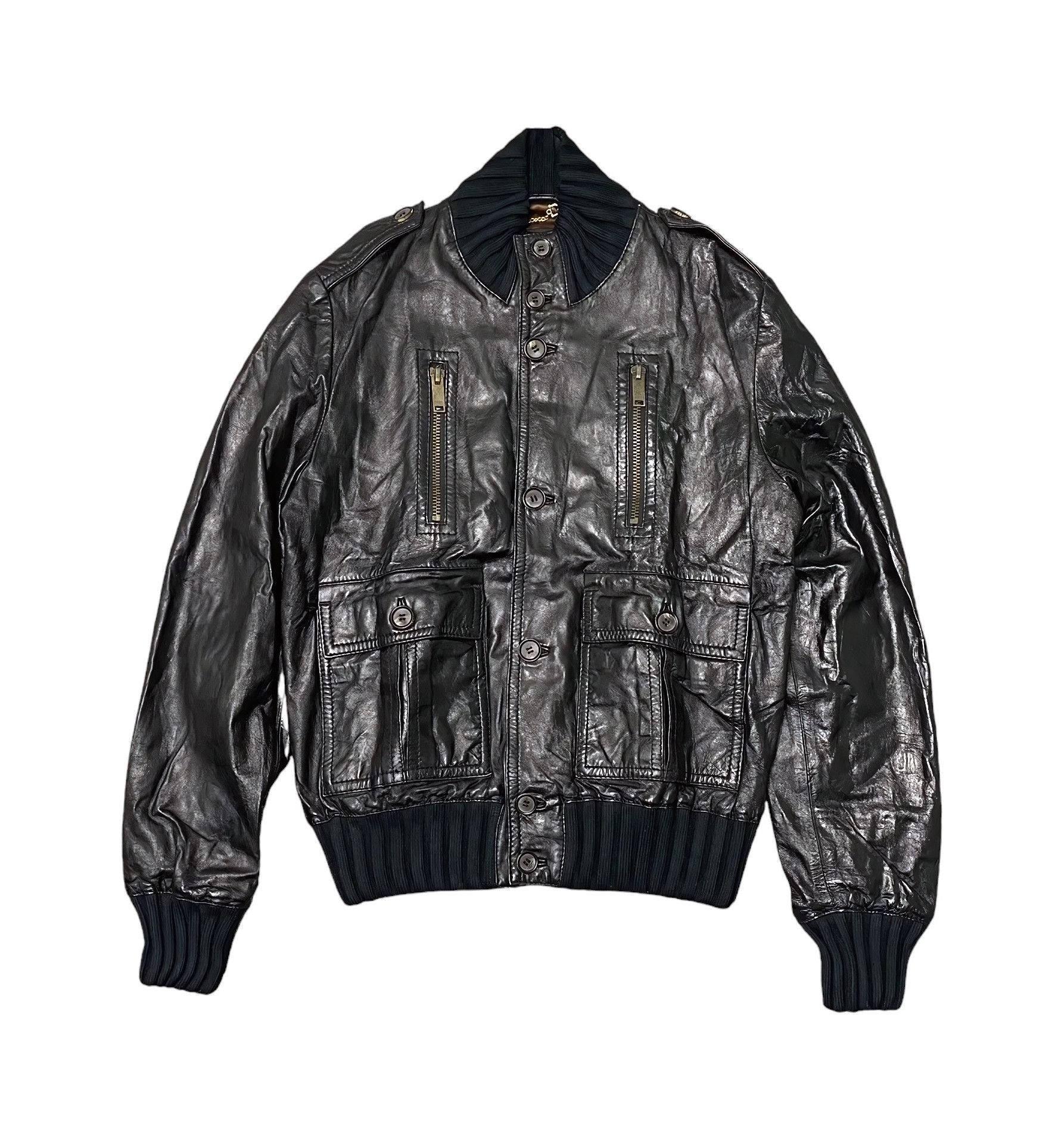 【Gucci】Tom Ford期 Jacket Size48 Gucci × Tom Ford Tom Ford for Gucci Moto Jacket size 48