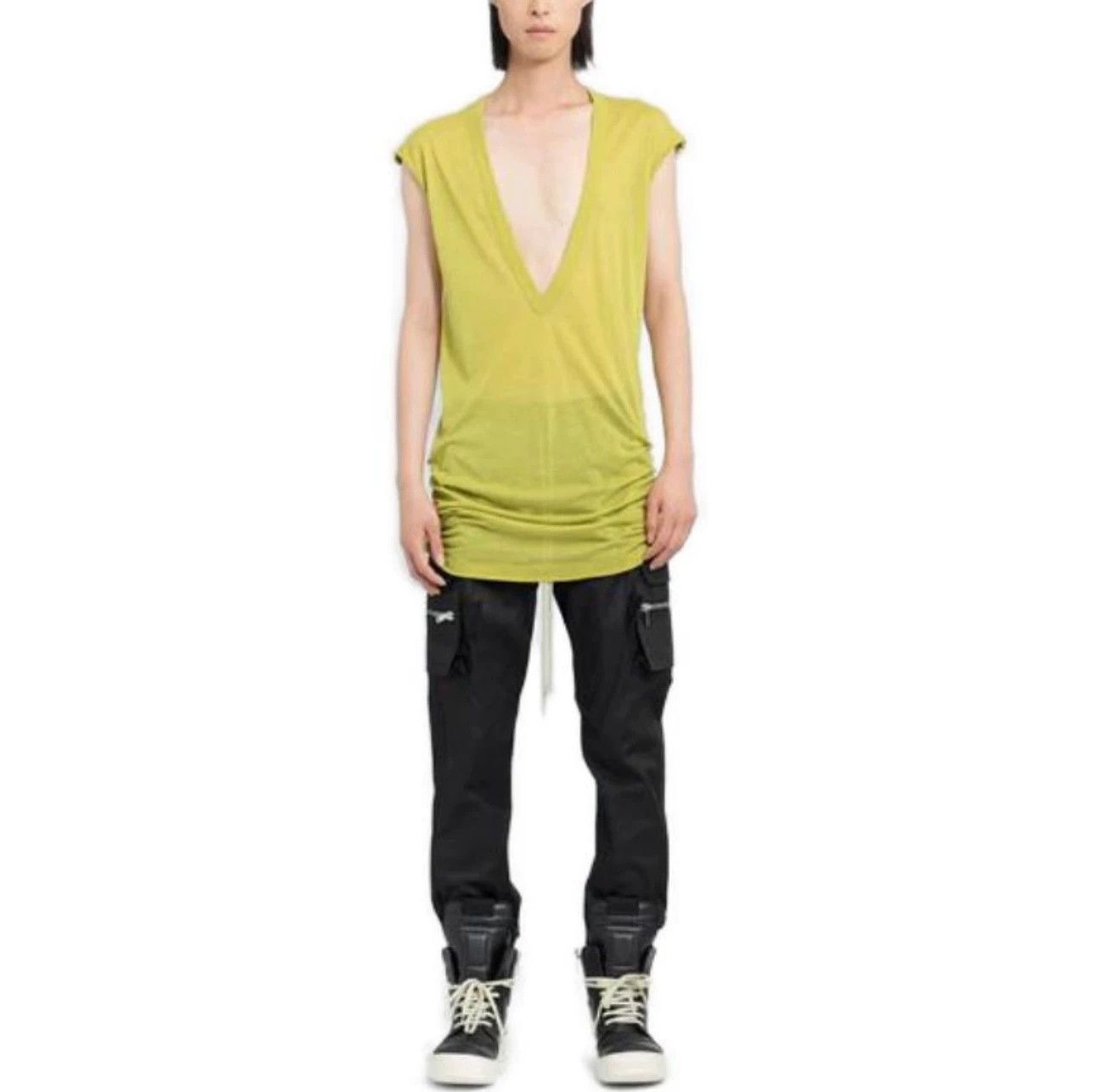 Rick Owens Rick Owens Deep V-Neck Lightweight Tank Top XS/S/L New Size US L / EU 52-54 / 3 - 9 Thumbnail