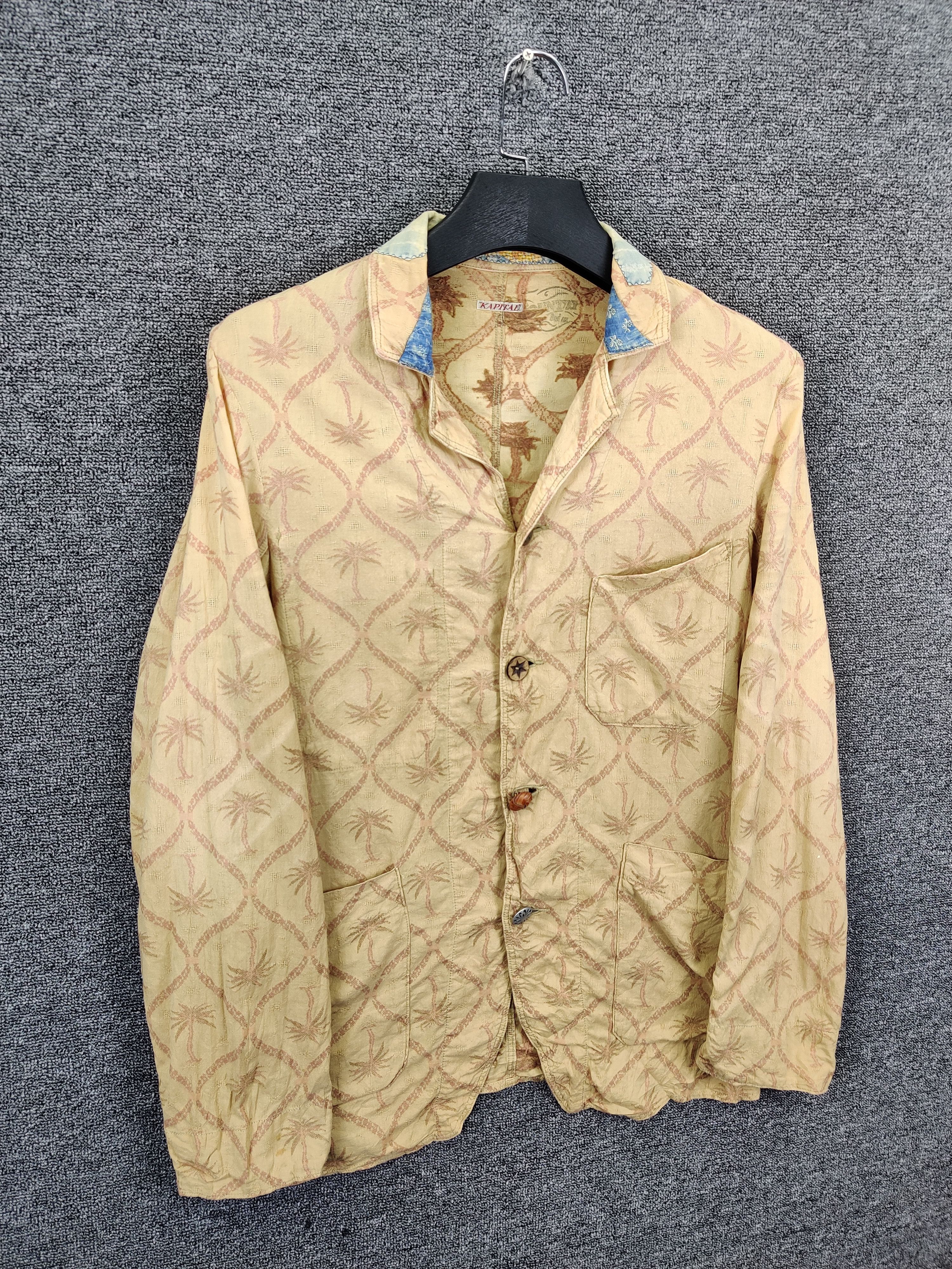 Kapital Vintage Kapital Woven Palm Tree Patchwork Jacket Size US M / EU 48-50 / 2 - 4 Thumbnail