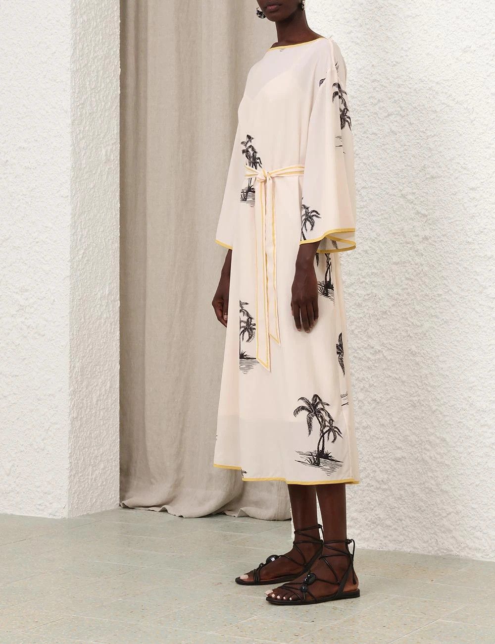 Zimmermann oc11z0226 Tunic Dress In Cream Size M / US 6-8 / IT 42-44 - 3 Thumbnail
