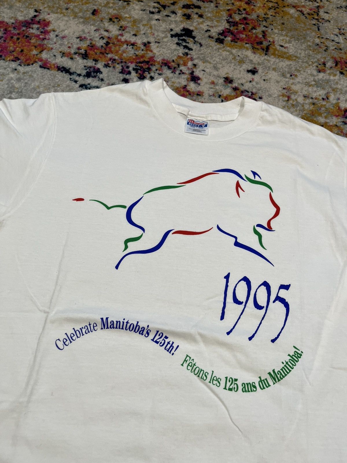 Hanes 1995 Manitoba Shirt Large Size US L / EU 52-54 / 3 - 2 Thumbnail