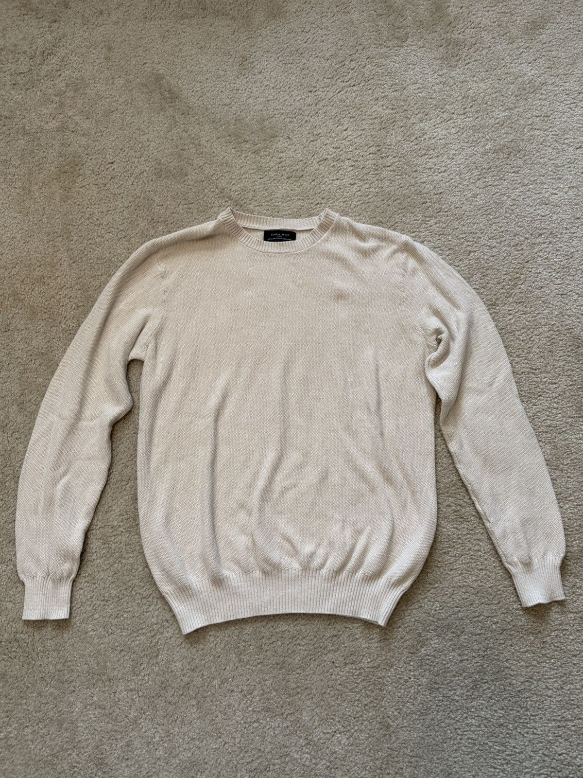 Zara Zara Man Basic Crewneck Sweater Size Medium Size US M / EU 48-50 / 2 - 1 Thumbnail