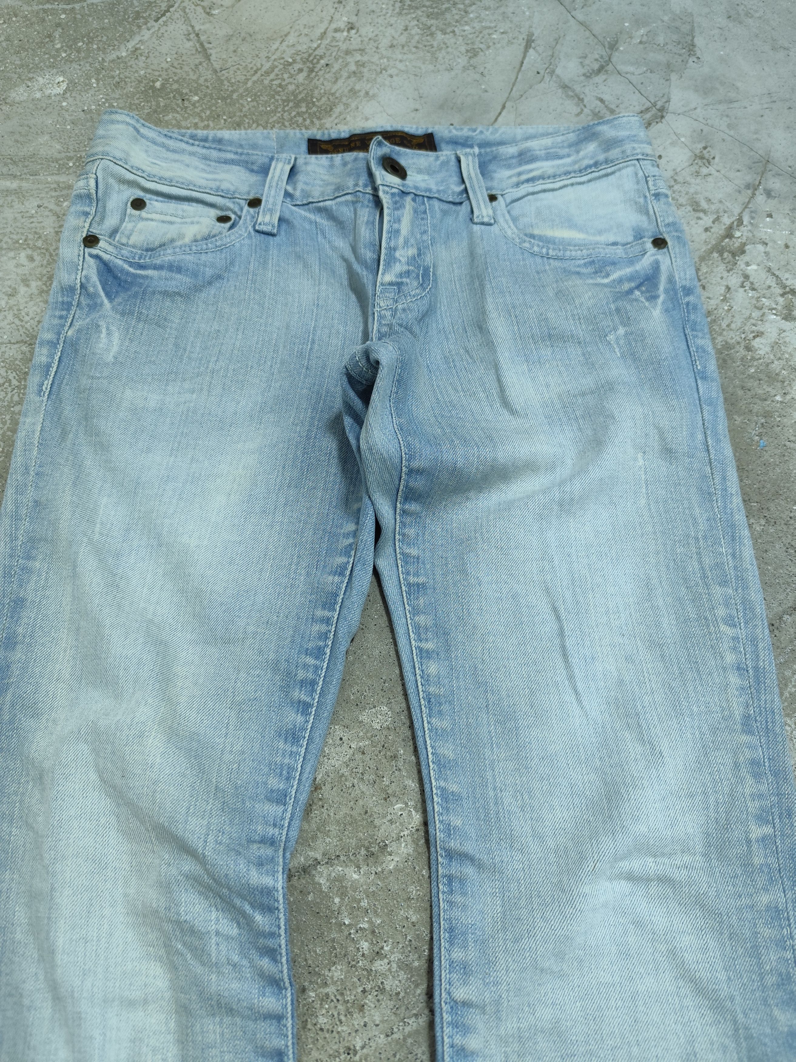 GOA Vintage GOA blue faded jeans Size 29" - 3 Thumbnail