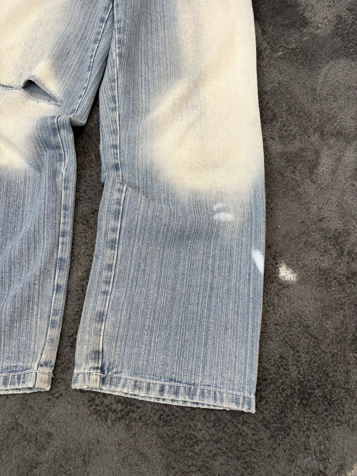 Japanese Brand Rare 2000s Baggy Y2K Vintage Distressed Jeans Size US 32 / EU 48 - 5 Thumbnail