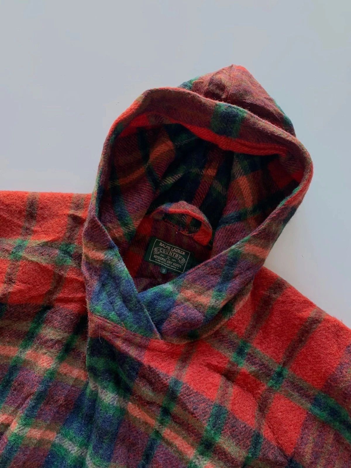 Ralph Lauren RALPH LAUREN Country Tartan Flannel Poncho Size US M / EU 48-50 / 2 - 3 Thumbnail