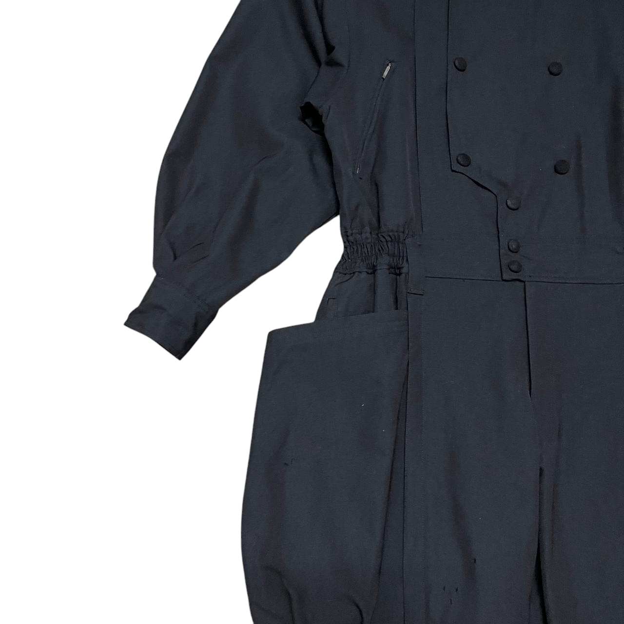 Issey Miyake Vintage Arrston Volaju Kohshin Satoh Laine Wool Coveralls Size US 34 / EU 50 - 3 Thumbnail