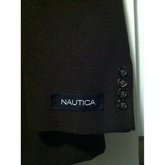Nautica NAUTICA MENS NEW 85%POLYESTER 15%VISCOSE COAT BLAZER SZ:42S Size 42S - 4 Thumbnail