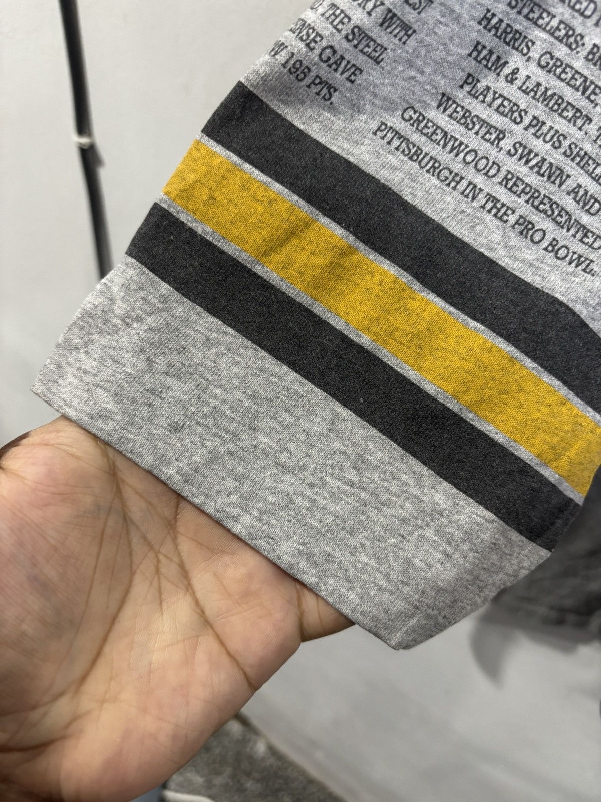 NFL × Vintage Vintage 90’s Pittsburgh Steelers Raglan Shirt Size US L / EU 52-54 / 3 - 7 Thumbnail