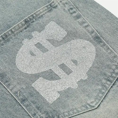 VIBE hiphop pattern jeans Size US 30 / EU 46 - 3 Thumbnail