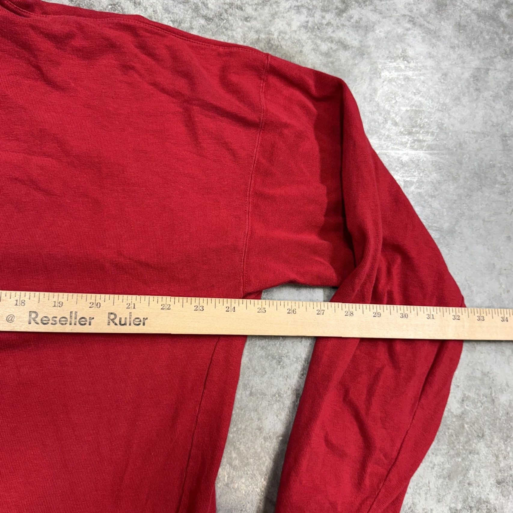 Gap Gap Polo Shirt Mens Small Red Long Sleeve 100% Cotton Knit Solid Casual S Mens Red Polo Shirt Size US S / EU 44-46 / 1 - 6 Thumbnail