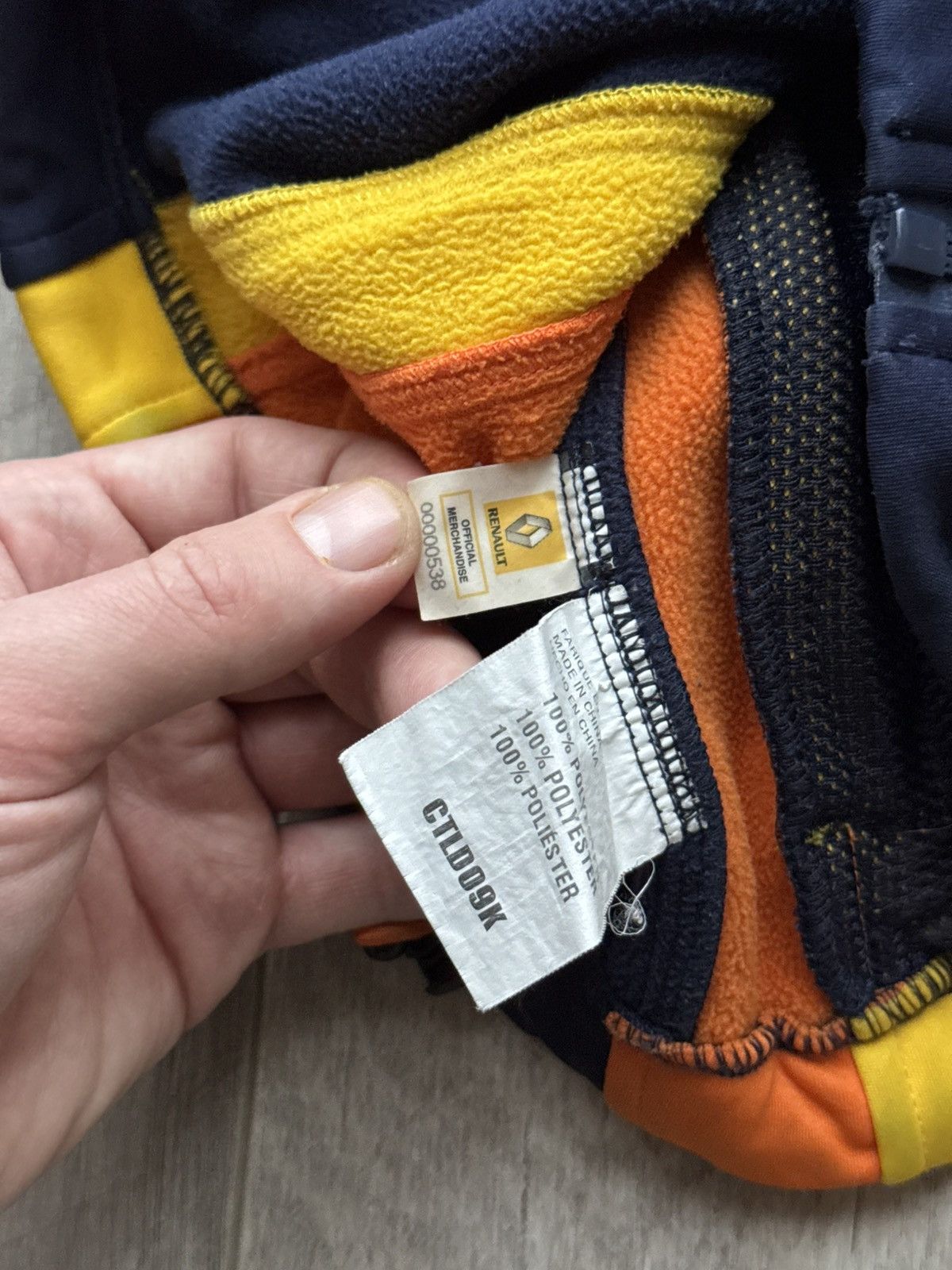 Formula 1 Vintage Renault F1 Team Pepe Jeans ING Total Fleece Jacket Size US L / EU 52-54 / 3 - 15 Thumbnail