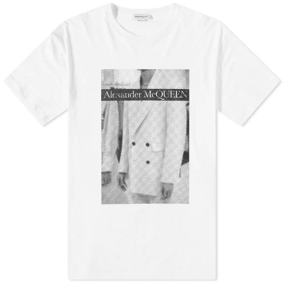 Alexander McQueen o1y1024 T-Shirt In White Size US L / EU 52-54 / 3 - 1 Thumbnail