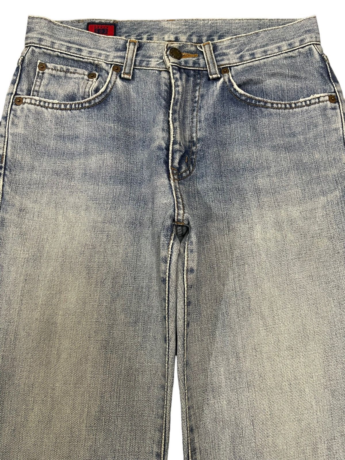 Edwin Vintage Edwin 503 Blue Wash Style Wide Leg Jeans Size US 29 - 3 Thumbnail
