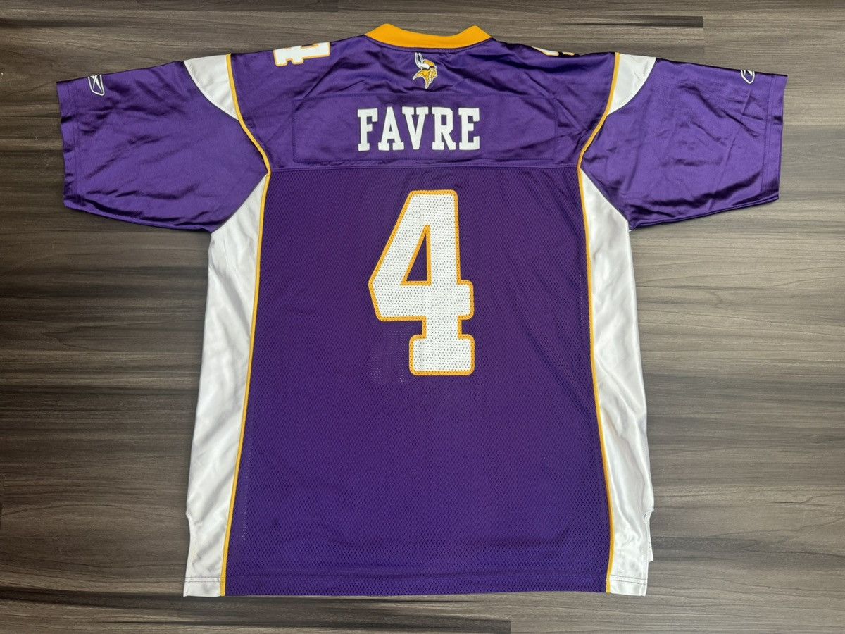 Reebok Minnesota Vikings Brett Favre NFL On Field Equipment Jersey Size US XL / EU 56 / 4 - 6 Thumbnail