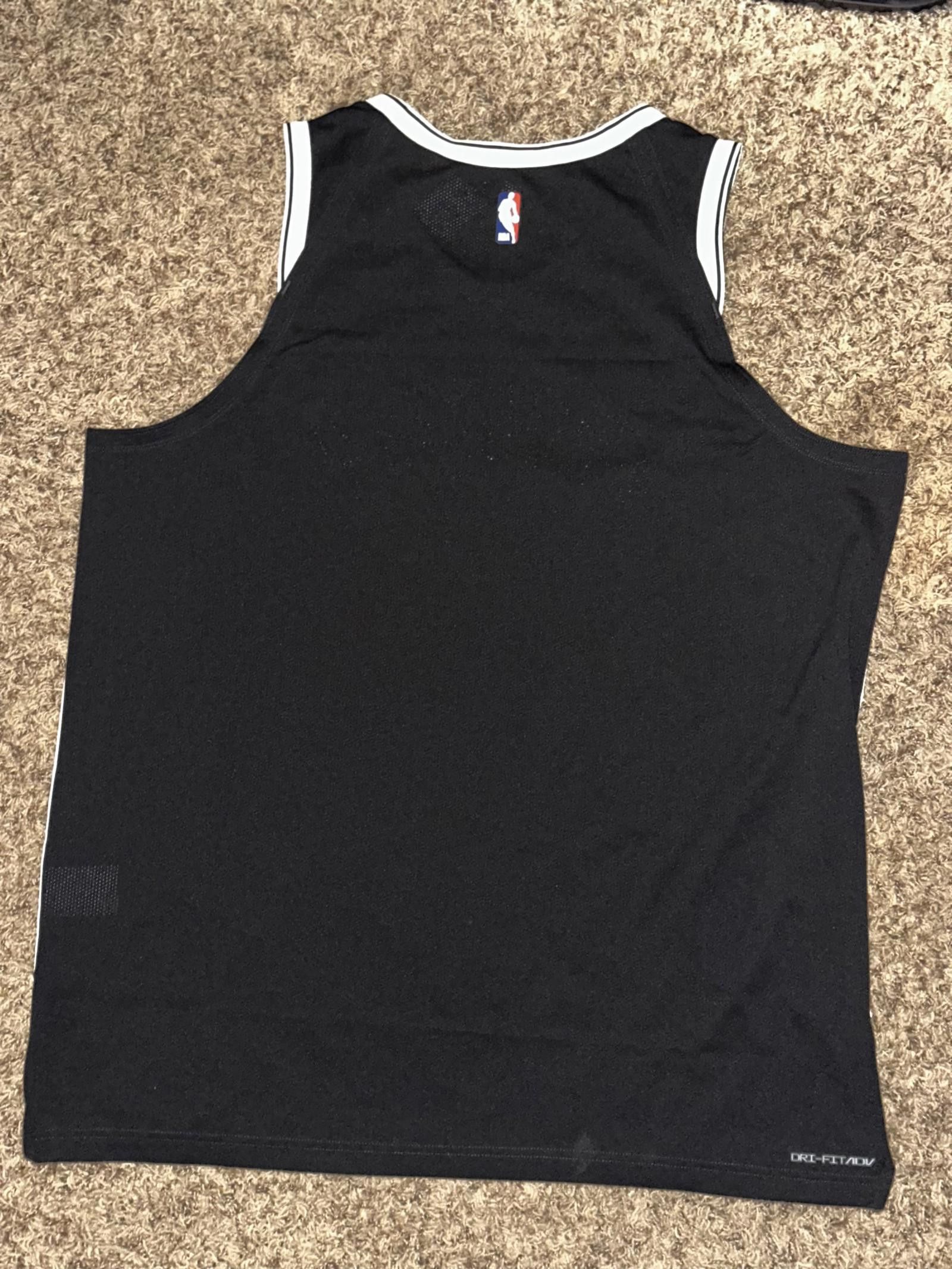 Nike Authentic Nike Men’s NBA Brooklyn Nets Dri Fit ADV Jersey Size US XXL / EU 58 / 5 - 3 Thumbnail