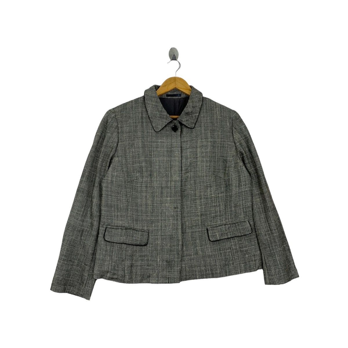 Burberry BURBERRY London Fashion Designer Linen Coat Blazer Jacketd Size M / US 6-8 / IT 42-44 - 12 Thumbnail