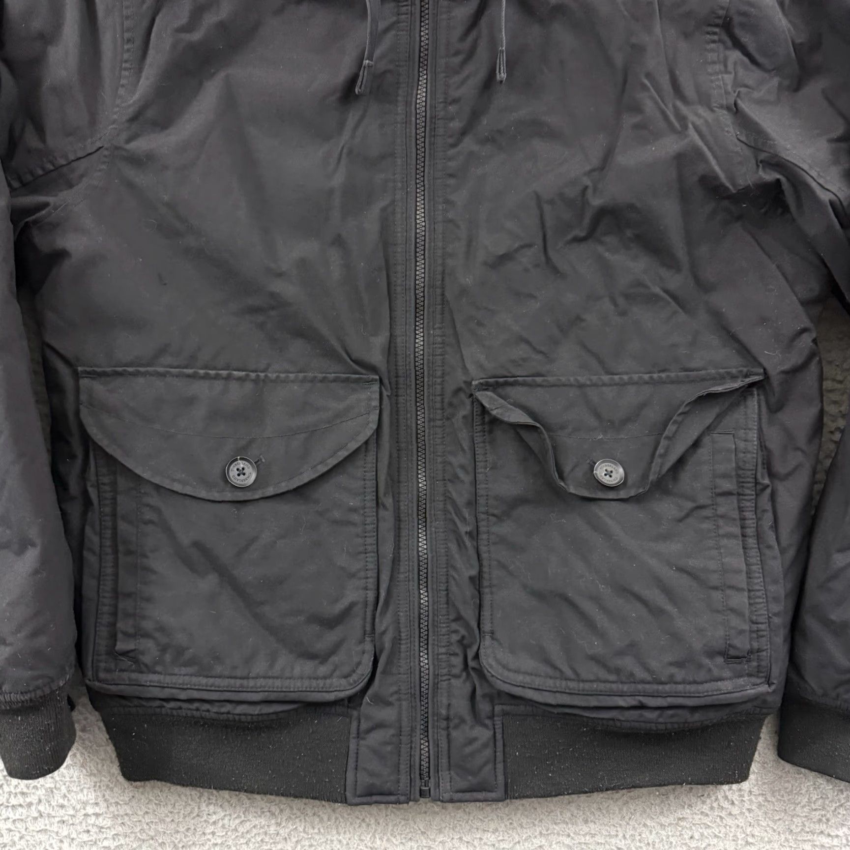 Timberland VINTAGE Timberland Jacket Mens Large Black Waterproof Weathergear Hood Outdoor Size US L / EU 52-54 / 3 - 2 Thumbnail