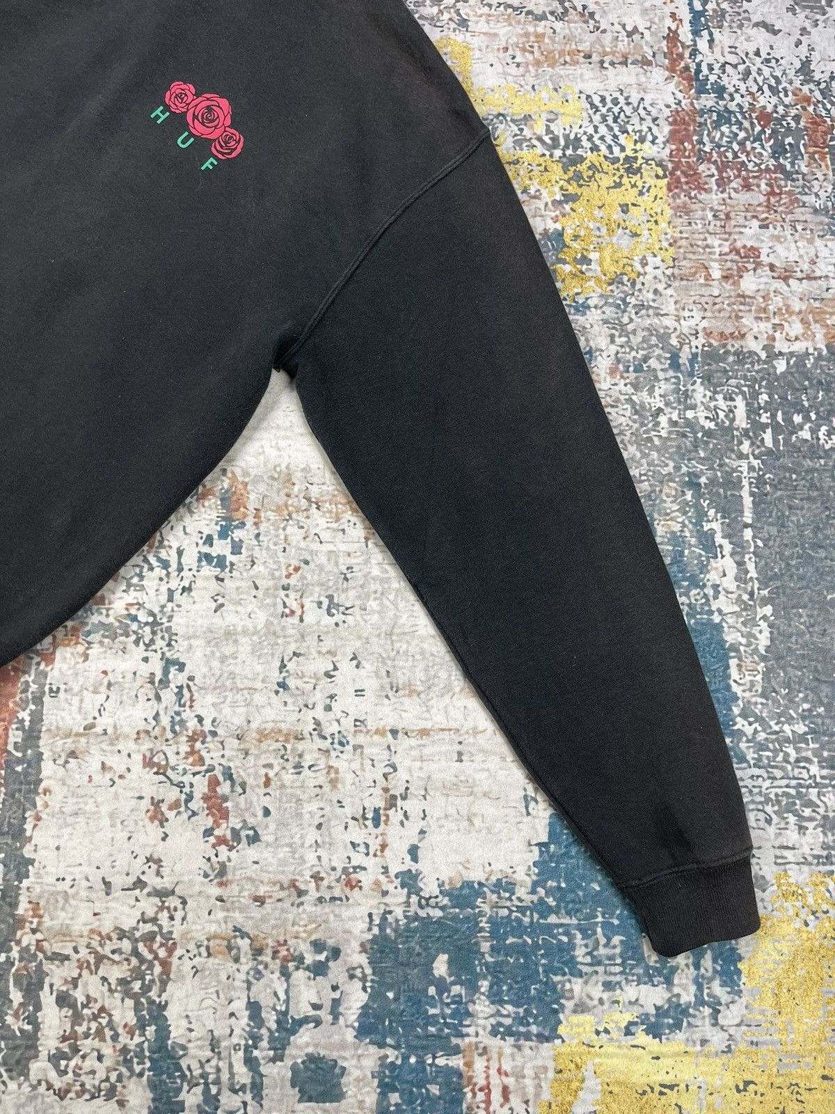 Huf HUF Worldwide Dystopia Roses Pull Over Hoodies Size US XL / EU 56 / 4 - 7 Thumbnail