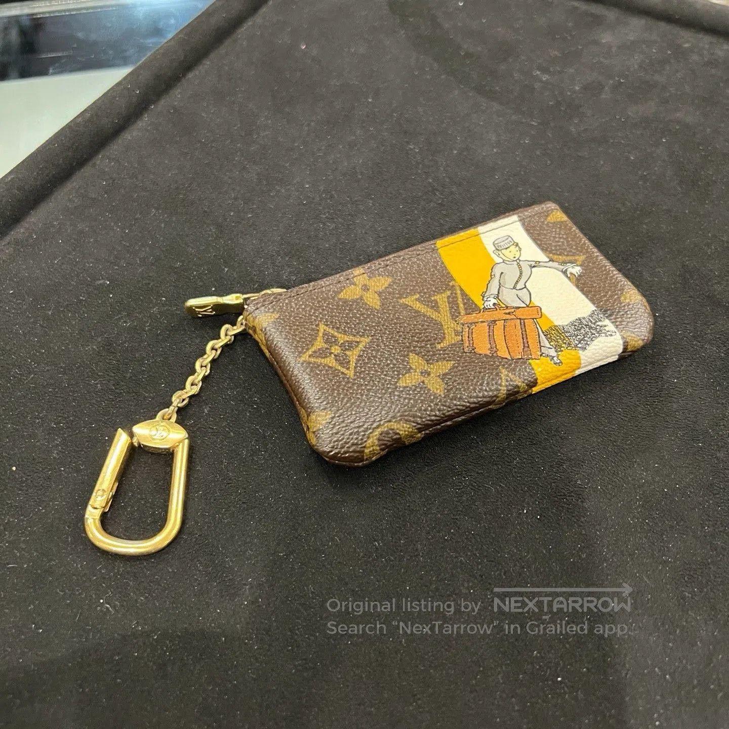 Louis Vuitton Graffiti Logo Coin Purse.