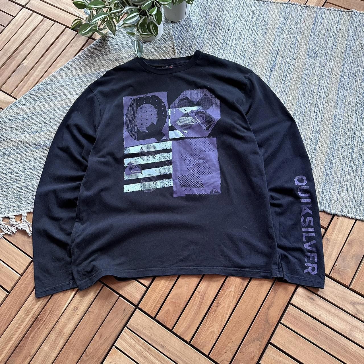 Quiksilver Vintage Y2K Quiksilver Surfwear Big Logo Baggy Long Sleeve Size US XL / EU 56 / 4 - 1 Thumbnail