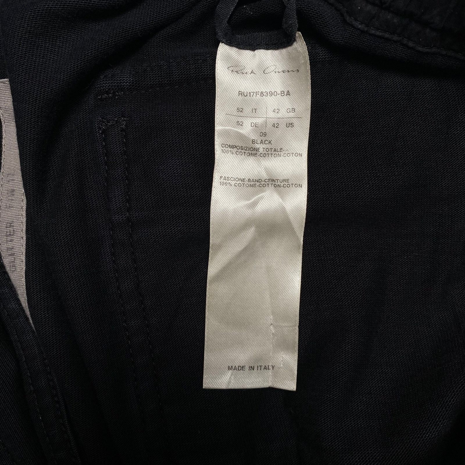Rick Owens Rick Owens Black Zip Darkshdw Joggers Size US 32 / EU 48 - 5 Thumbnail