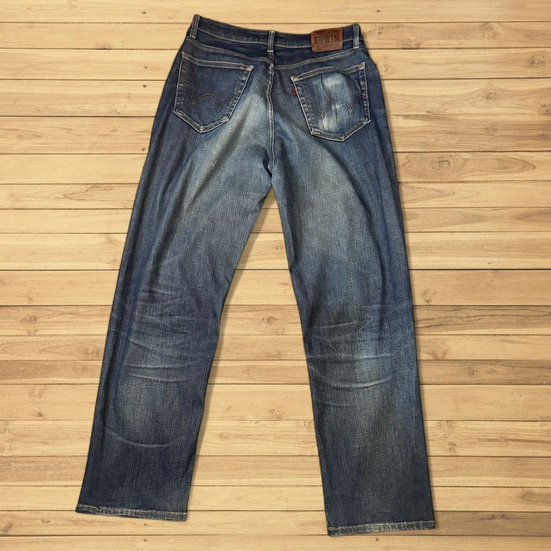 Seditionaries 🔥🇯🇵 Japanese Edwin 503 Flex Distressed Denim Size US 34 / EU 50 - 2 Thumbnail