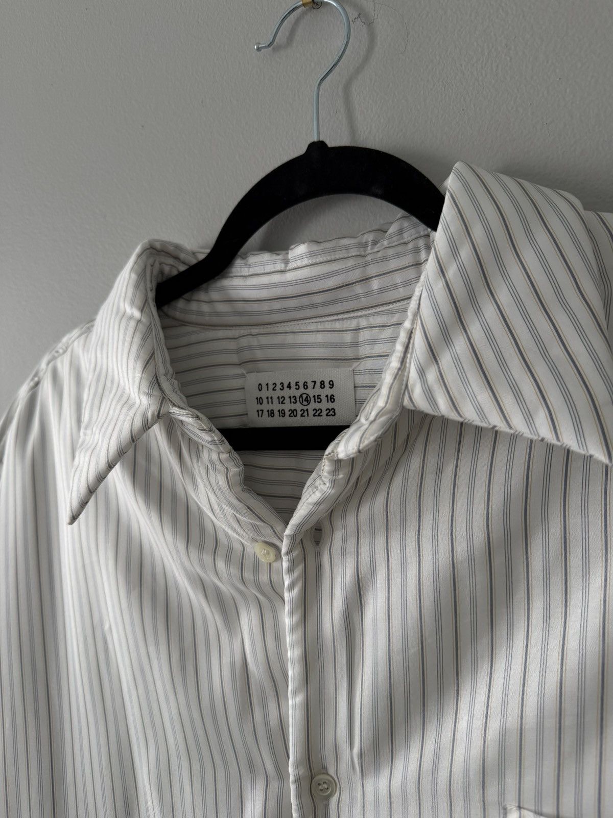 Maison Margiela Maison Margiela Oversized Striped Jacket / Shirt Size US XS / EU 42 / 0 - 3 Thumbnail