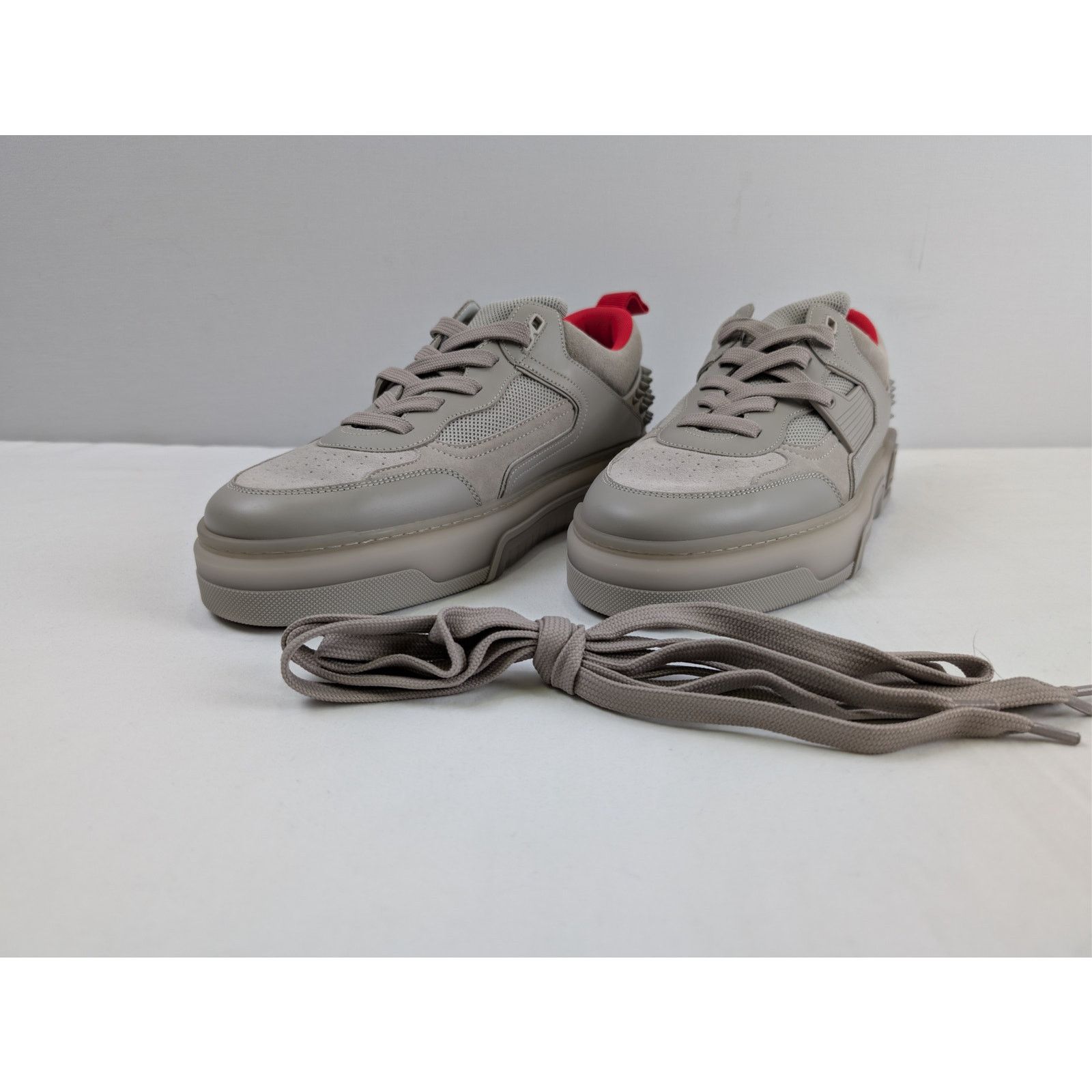 Christian Louboutin o1rshd1 Astroloubi Flat Shoe Sneakers in Grey 44 Size US 11 / EU 44 - 7 Thumbnail