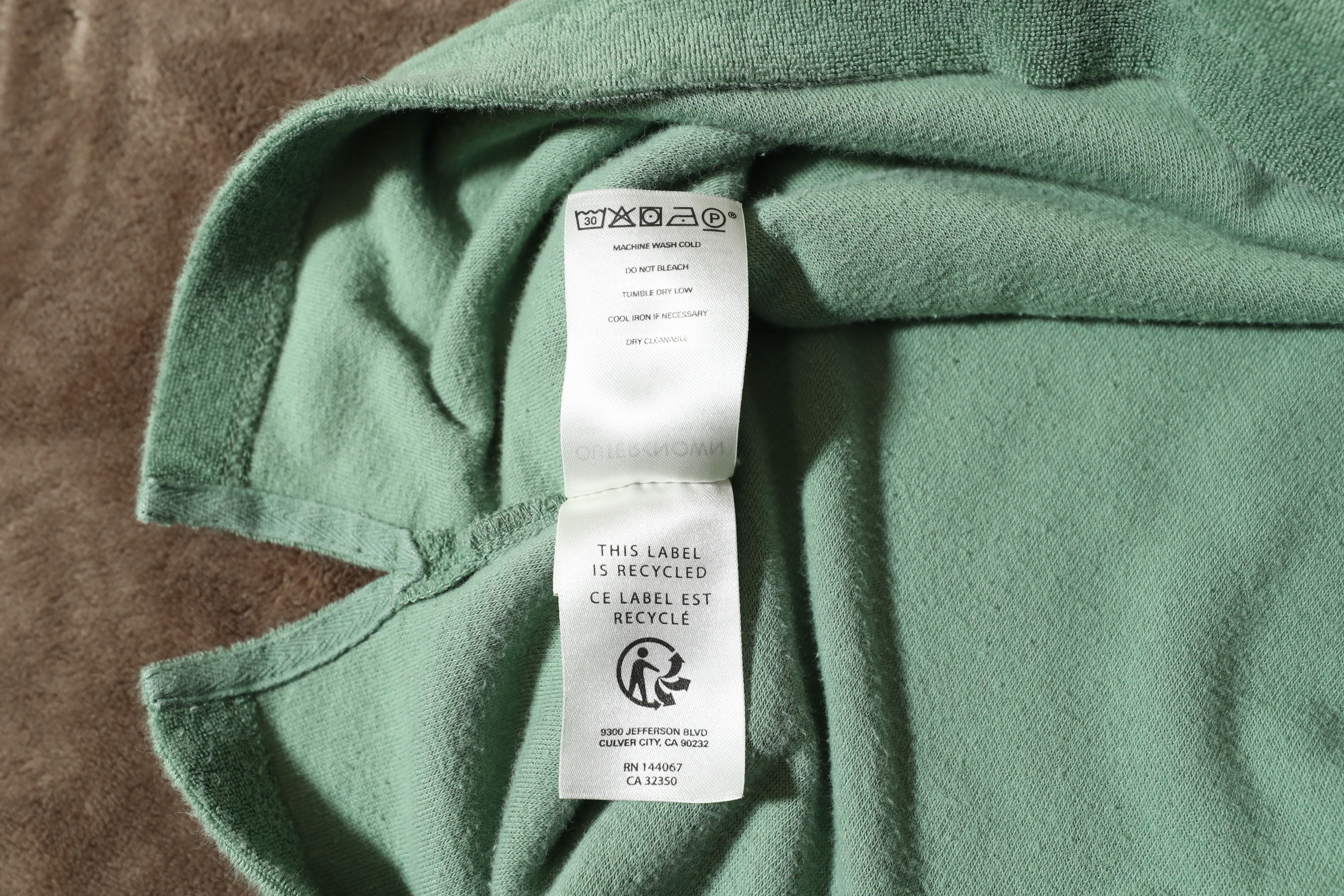 Outerknown Outerknown Hightide Green Terry Cloth Polo Shirt (L) Size US L / EU 52-54 / 3 - 13 Thumbnail