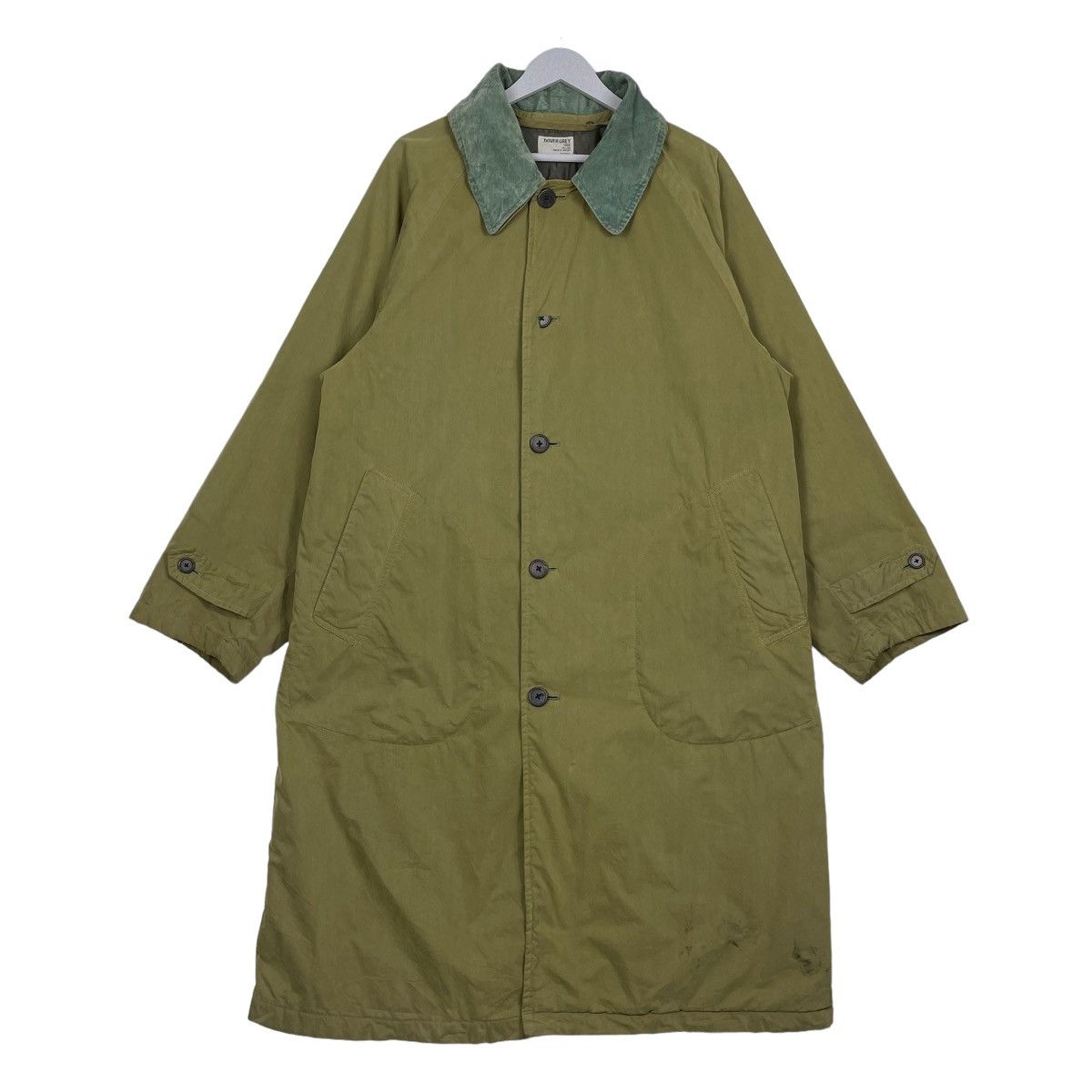 Japanese Brand × Vintage 💥 60s DOVER GREY ARMY GREEN LONG JACKET Size US L / EU 52-54 / 3 - 2 Thumbnail