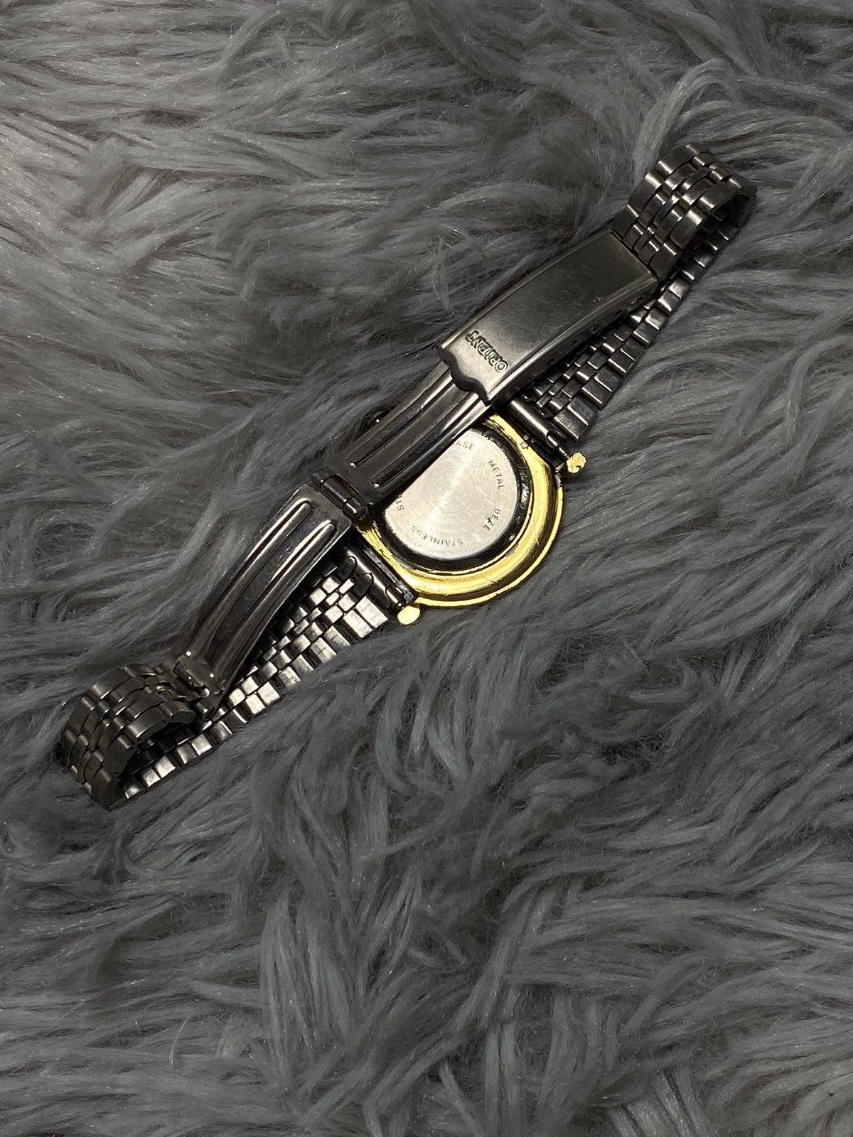 Japanese Brand Mani Two-Tone Watch with Crystal Accents Size ONE SIZE - 10 Thumbnail