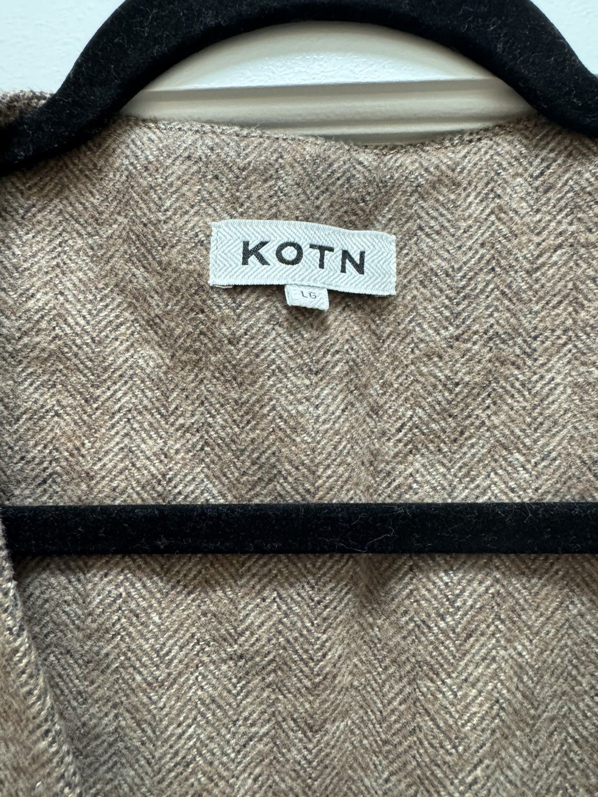 Kotn Kotn Herringbone Vest Brown Size US XL / EU 56 / 4 - 2 Thumbnail