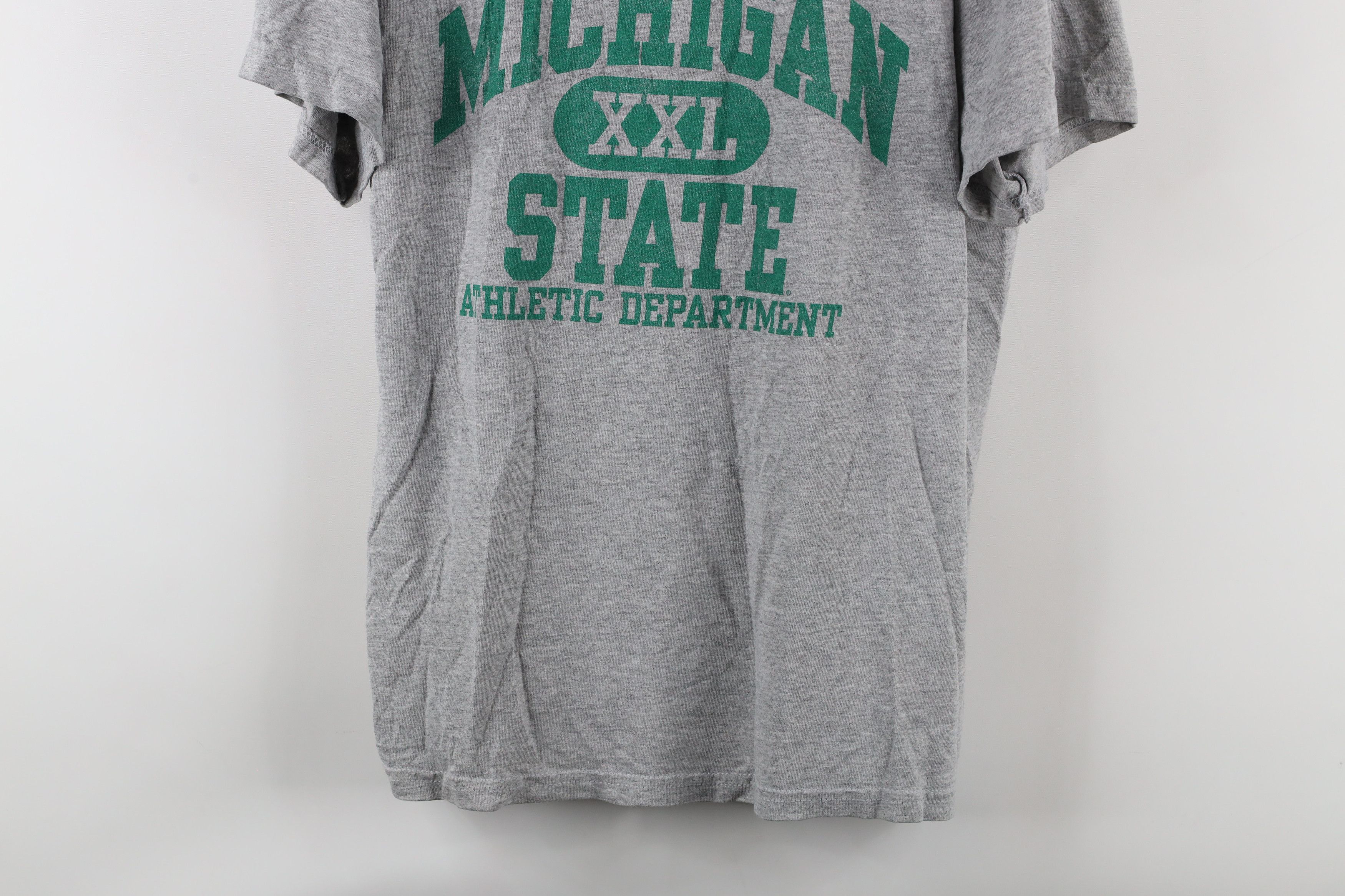 Vintage Vintage 90s Out Michigan State University Athletics T-Shirt Size US L / EU 52-54 / 3 - 3 Thumbnail