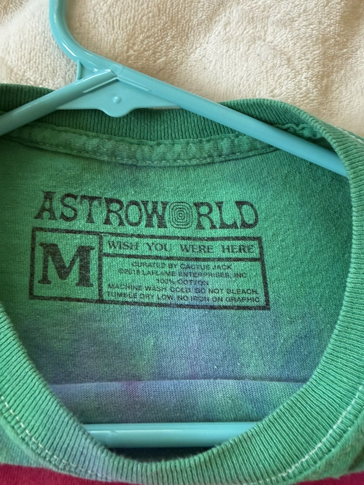 Travis Scott Travis Scott Astroworld Merch Drop - Astroworld Tie Dye Tee Size US M / EU 48-50 / 2 - 4 Thumbnail