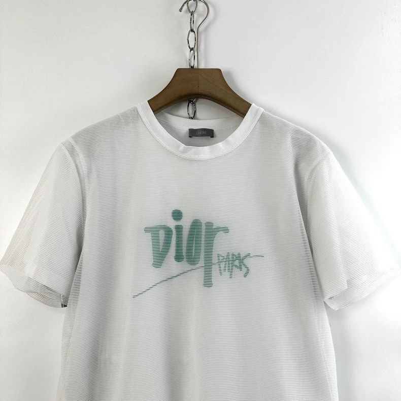 Dior Dior Co-branded white organza T-shirt Size M / US 6-8 / IT 42-44 - 3 Thumbnail