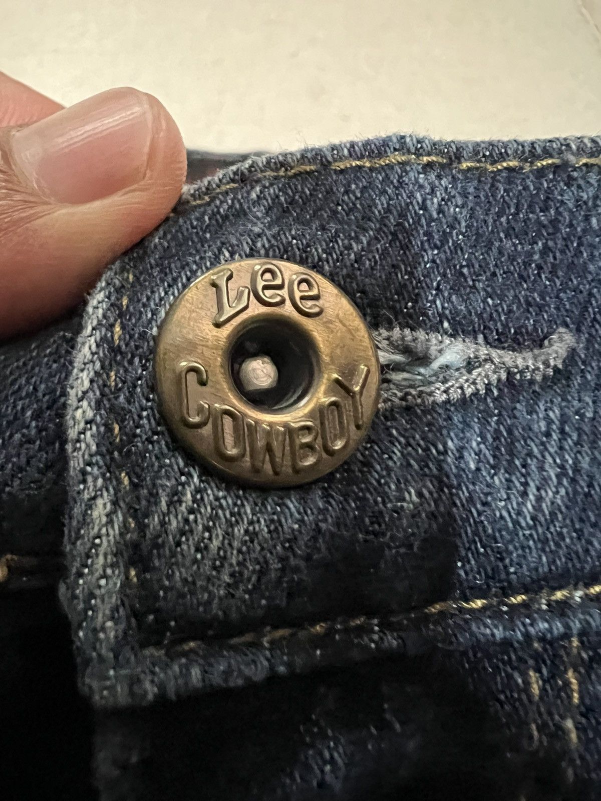 Japanese Brand 🌈Flare 90’s Lee Cowboy Washed jeans Size US 32 / EU 48 - 14 Thumbnail