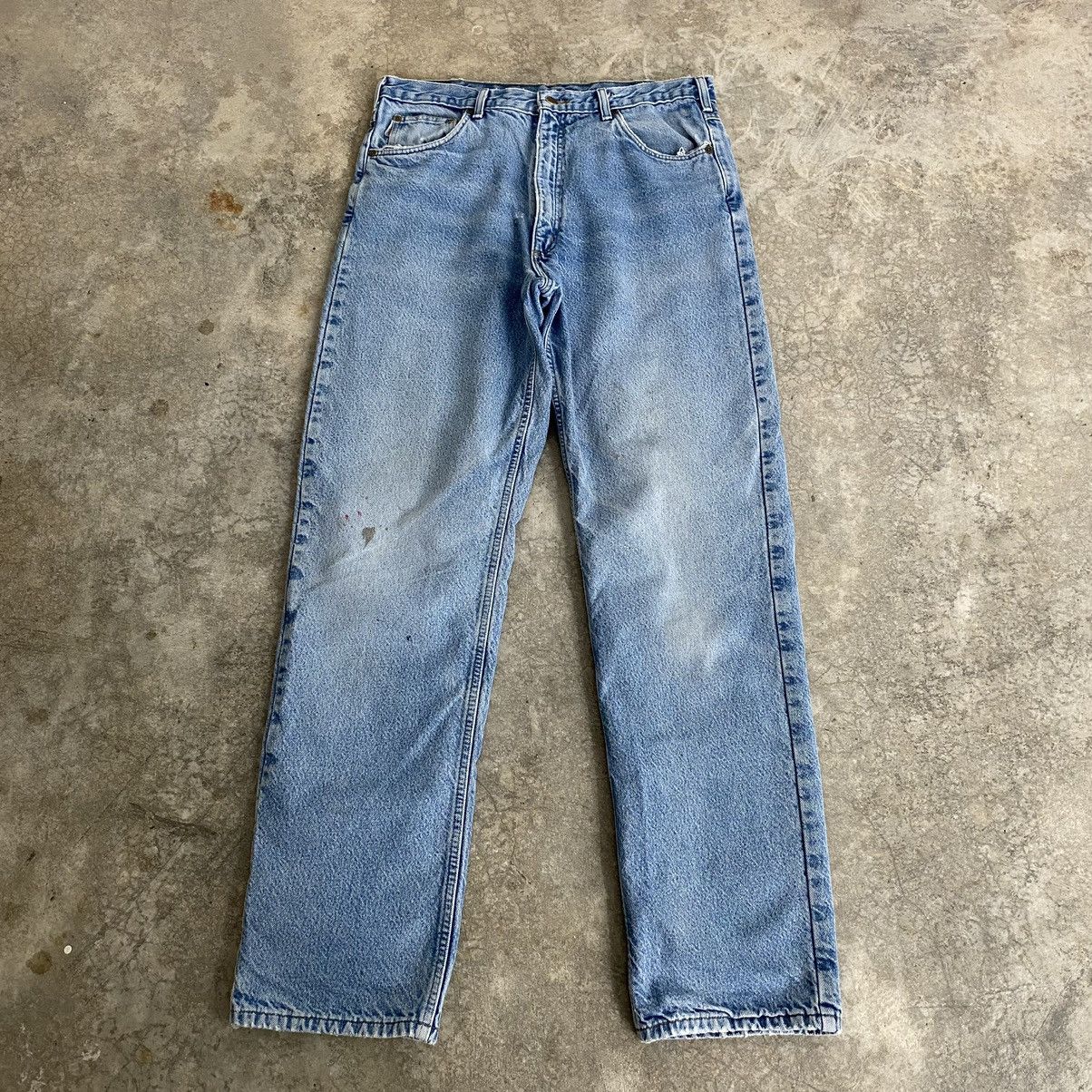 Carhartt Vintage Carhartt Blanket Lined Relaxed Fit Denim Jeans Size US 35 - 4 Thumbnail